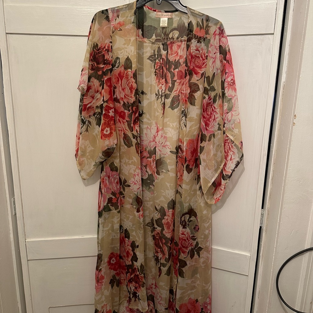 Floral Sheer Kimono